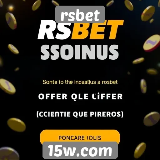 Bônus e promoções oferecidos pelo rsbet